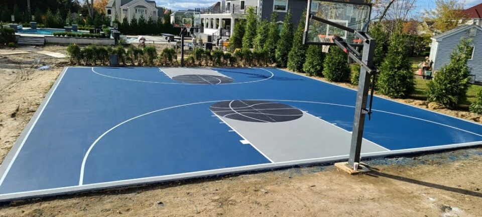 Pro Cushion Custom Backyard Basketball Court, Danville East Bay Californiaa