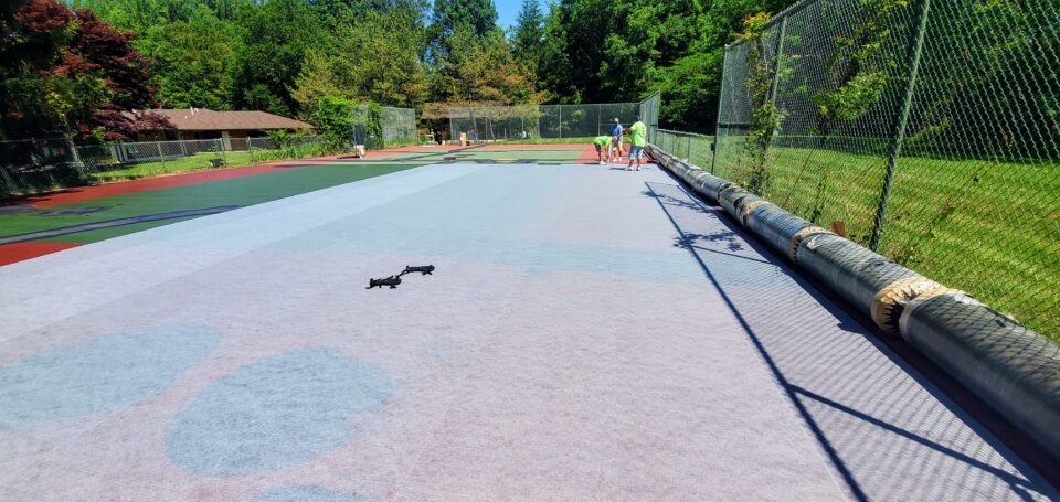 Bamalex Reinforced Polyester Installation Tennis Court Backyard Residential Pro Cushion
