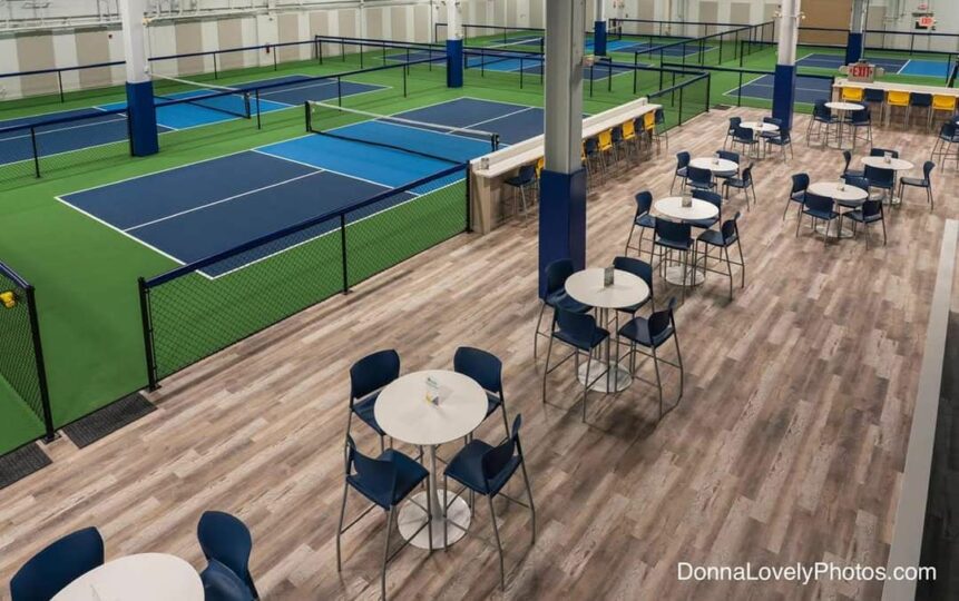 Indoor Pickleball Facility Pro Cushion Courts, San Jose CA