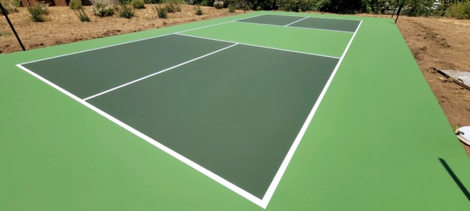 Cushion Extreme Pickleball Court Completed, Mill Valley, CA